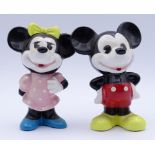 Salz und Pfefferstreuer Disney , Mickey und Minnie, H- 9,5cm