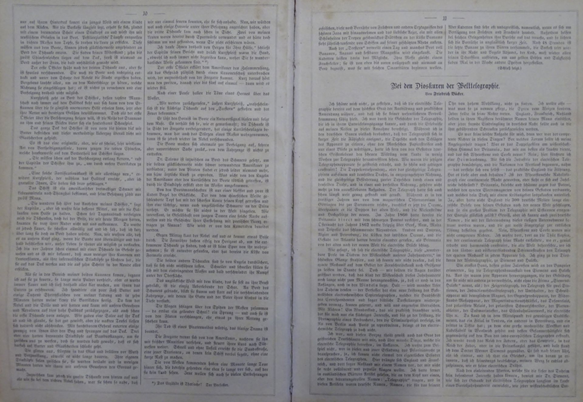 "Daheim" 1869 , Deutsches Familienblatt mit Illustrationen , Alters- und Gebrauchsspuren - Bild 9 aus 9