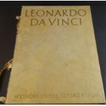 Grossbildband "Leonardo da Vinci" um 1935 (Vorwort von Hermann Göring), Folio (41x32 cm) 6,1 kg, ca