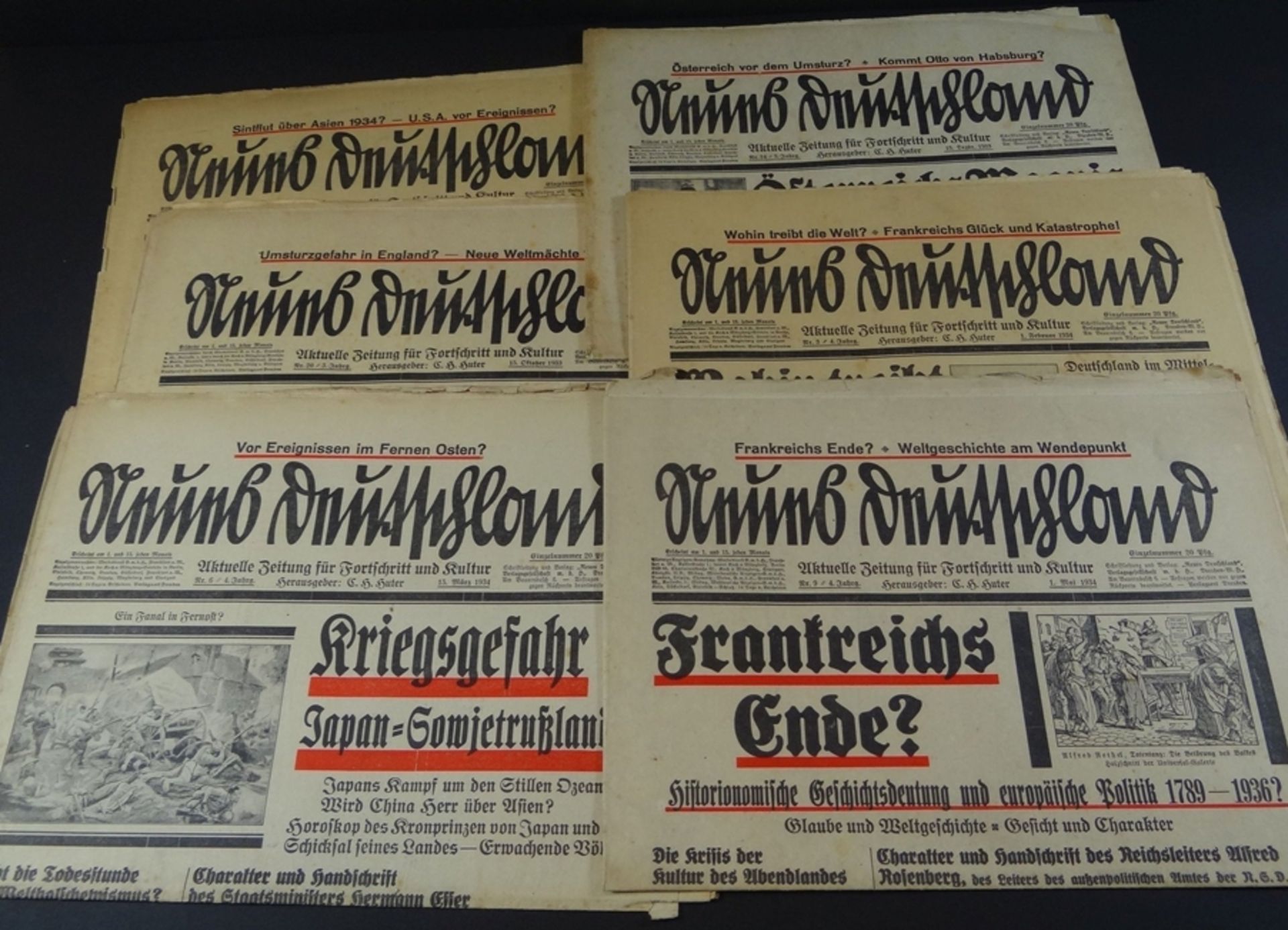 6x Tageszeitung "Neues Deutschland", 1933/34 - Bild 4 aus 8