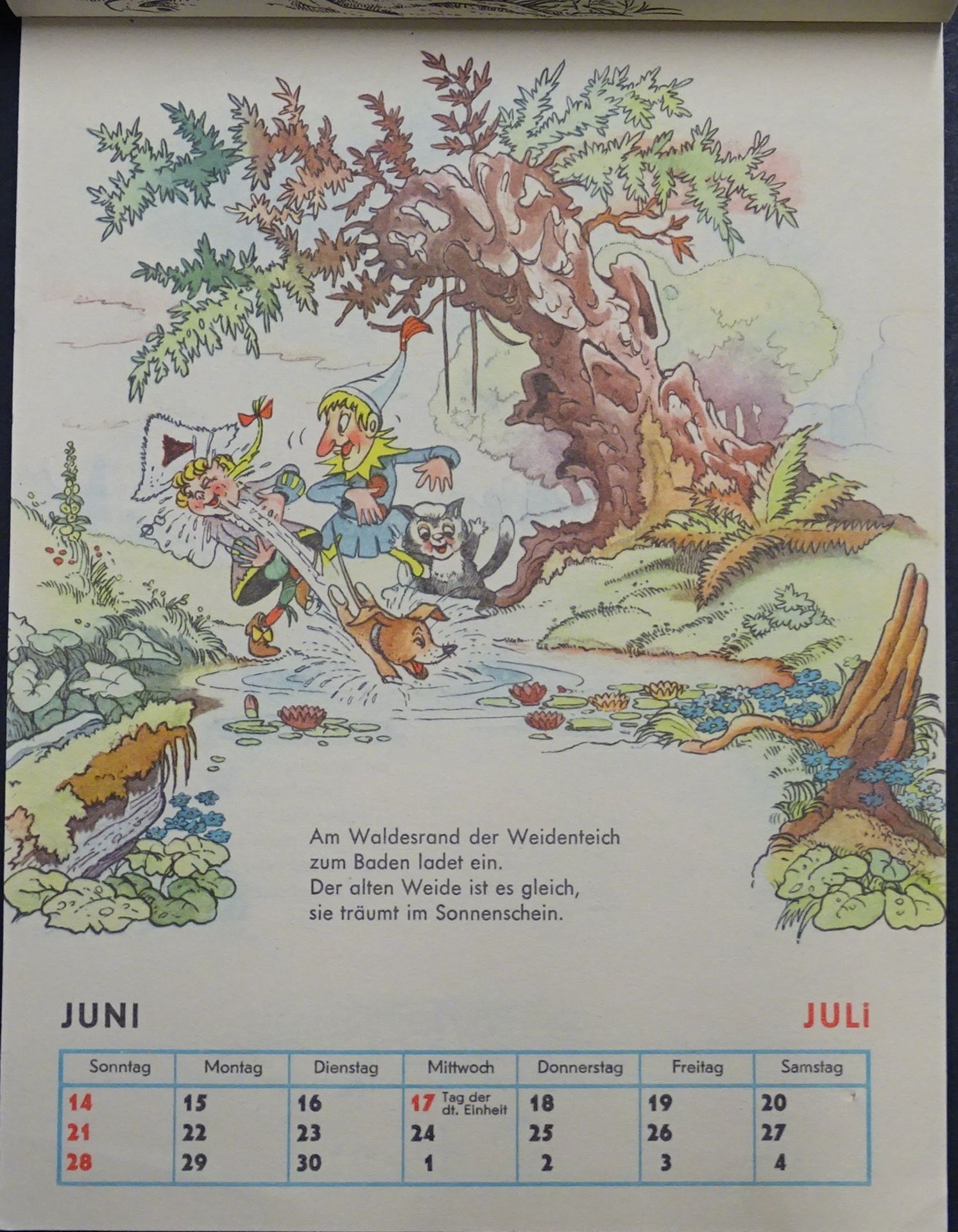 Raiffeisen Kasperle Kalender 1964 - Bild 4 aus 5