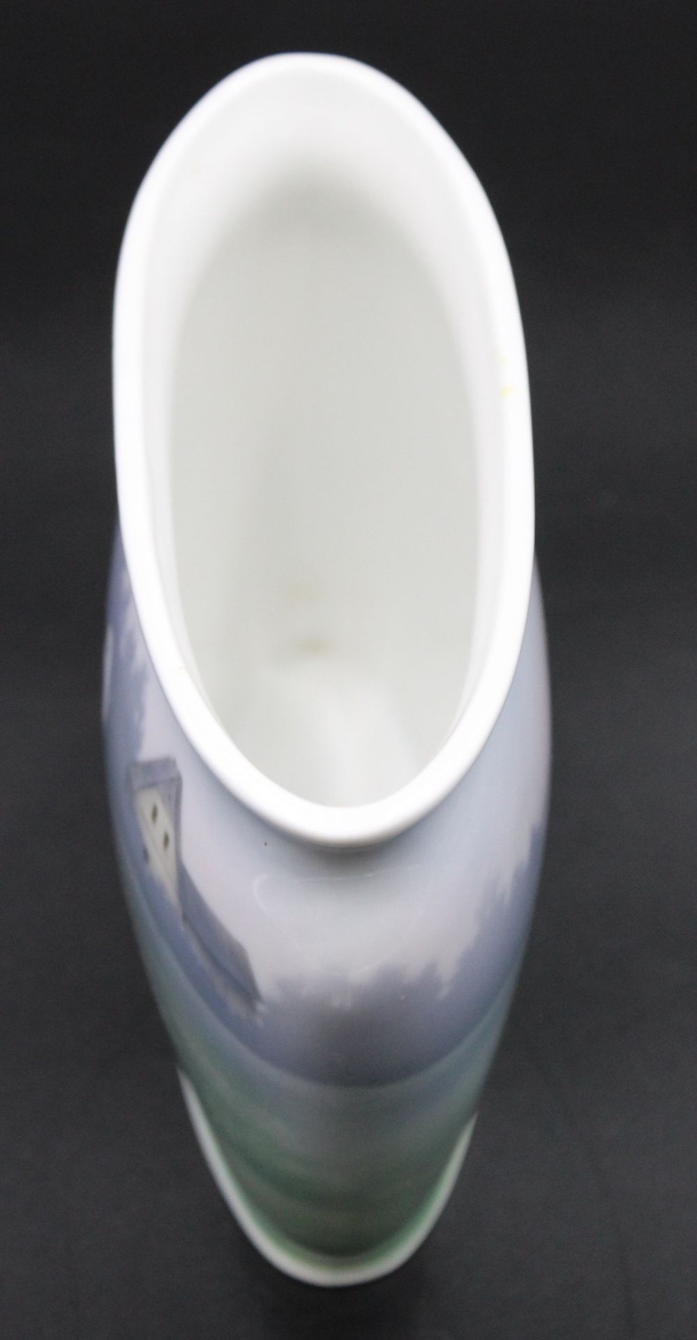 ovale Vase, Kaestner, um 1910, H-13cm B-16cm - Bild 3 aus 4