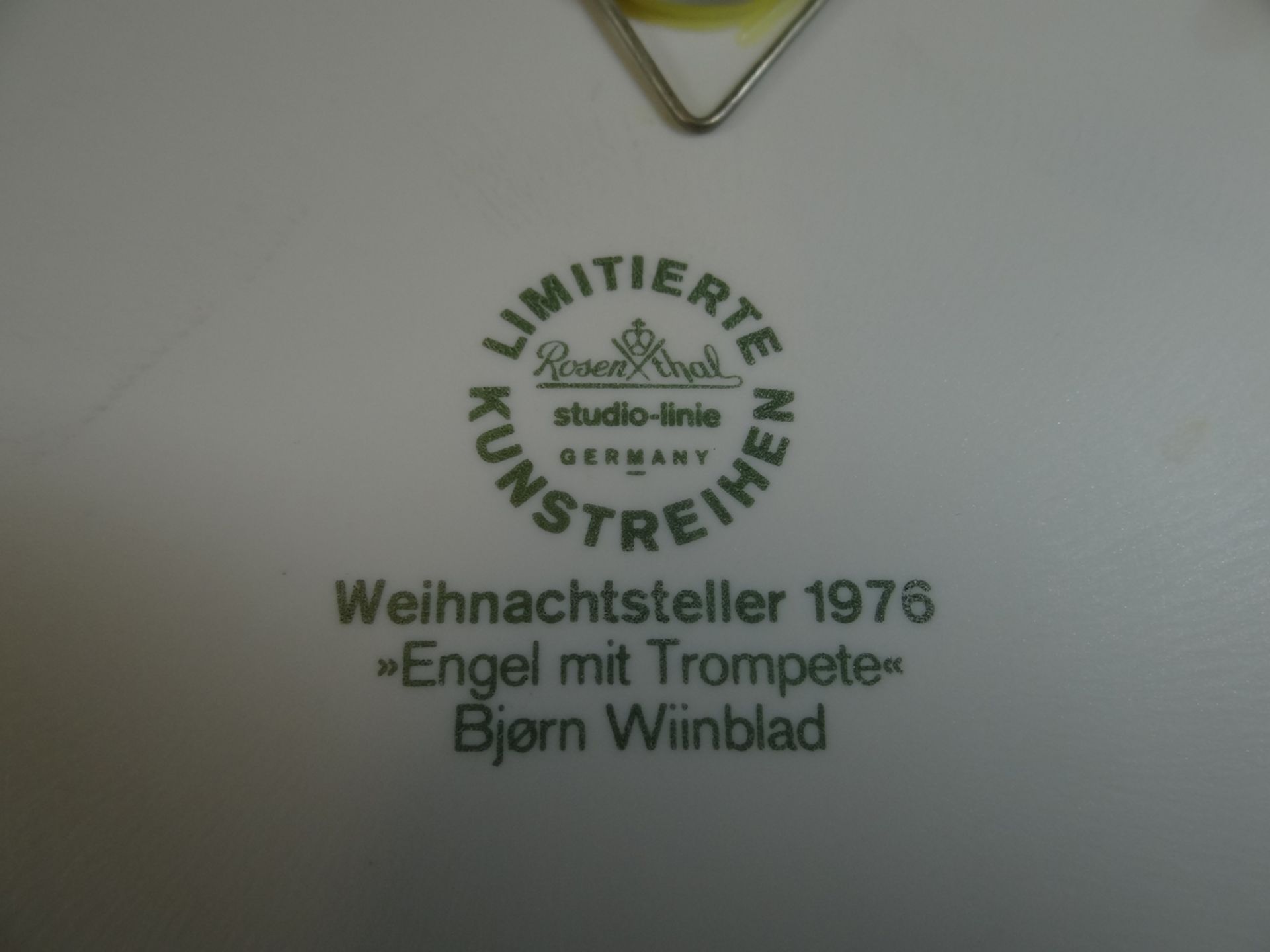 4 Rosenthal Weihnachtsteller, 1975-1978, D-29 cm, Entw. B. Winblad, tw. limitiert - Bild 4 aus 11