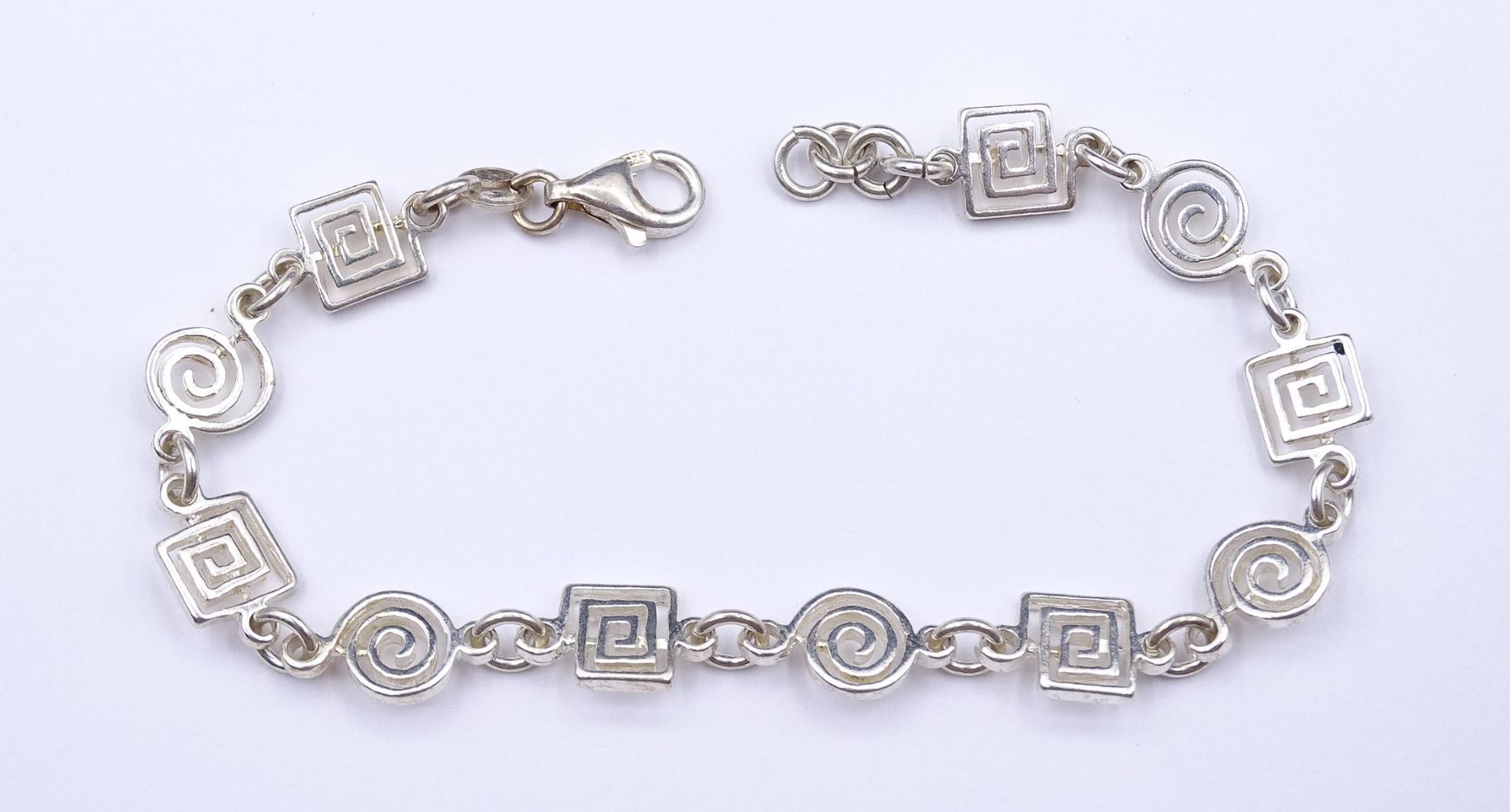 Sterling Silber Armband 0.925 L. 19cm, 8,6g.