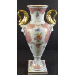 hohe Vase "Lindner" Princess rose, H-35 cm