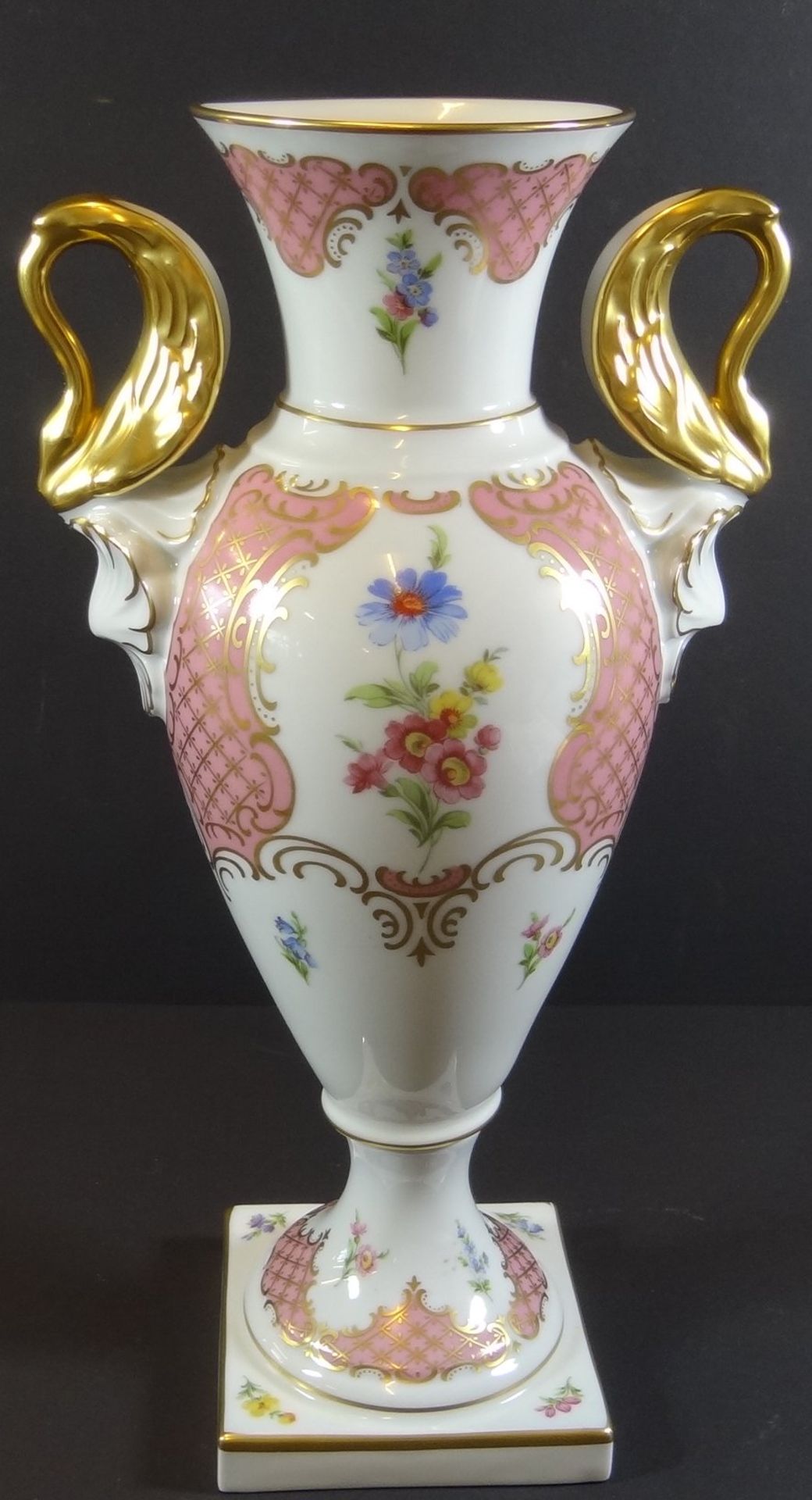 hohe Vase "Lindner" Princess rose, H-35 cm