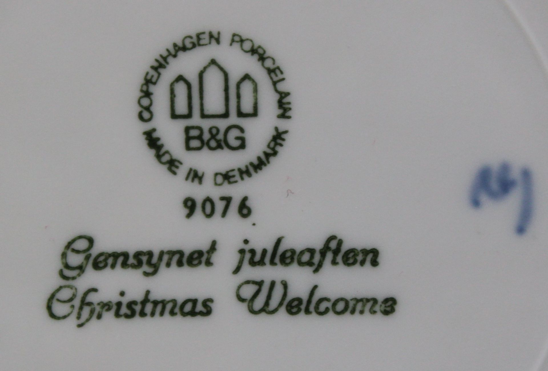 9x Weihnachtsteller, Bing & Gröndahl, 1976, 1978, 1980, 1982, 1983, 1984, 1987, 1988 und 1995, D-18 - Bild 3 aus 3