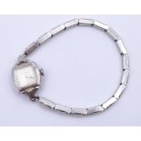 Damen Armbanduhr BULOVA, mechanisch, Werk läuft, Gehäuse 16 x 16mm