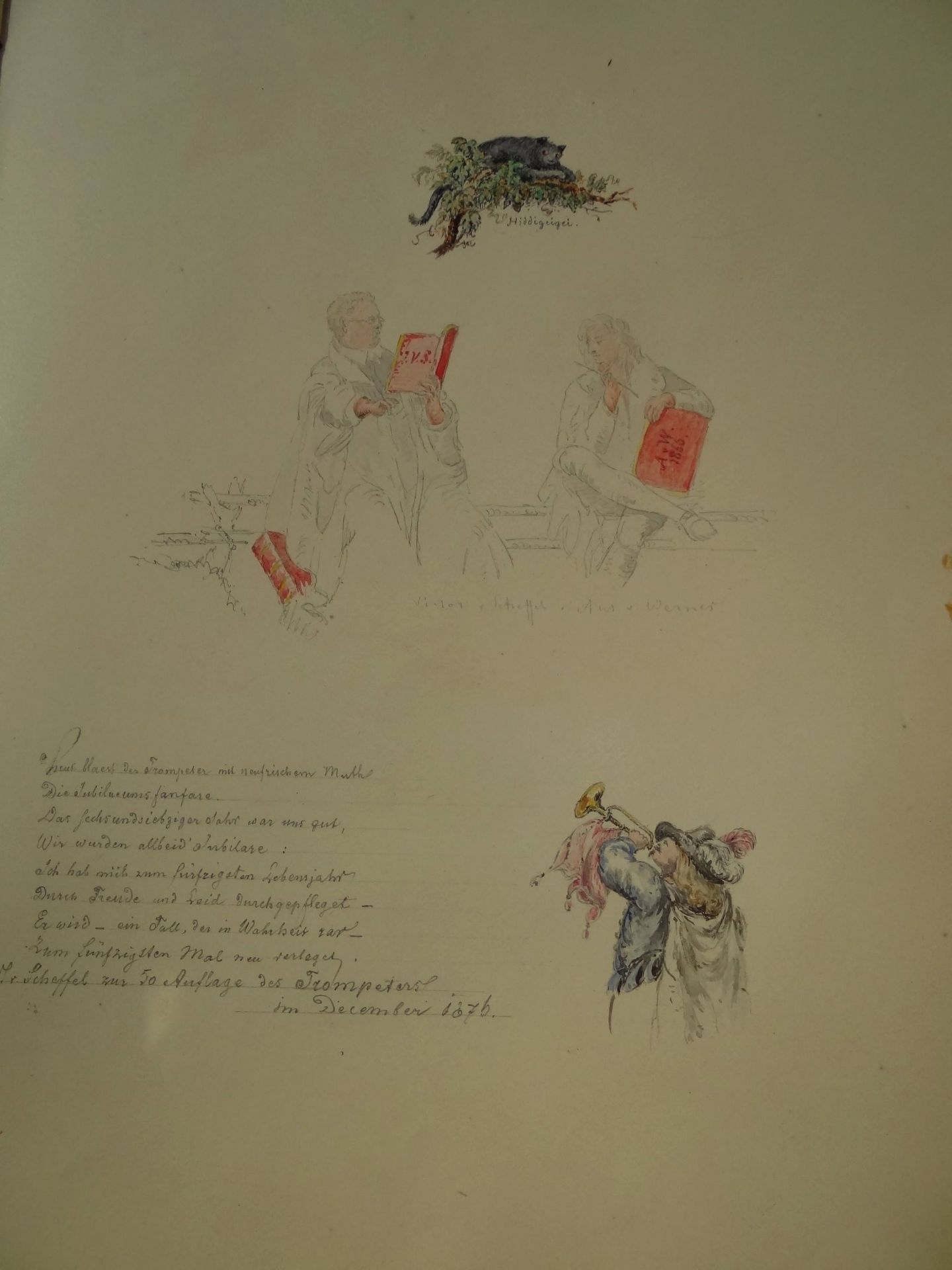 Friedrich Wilhelm Obermüller (1806-1882) Skizzenbuch voller Aquarellen,  nicht bis zum Ende ausgema - Bild 10 aus 15