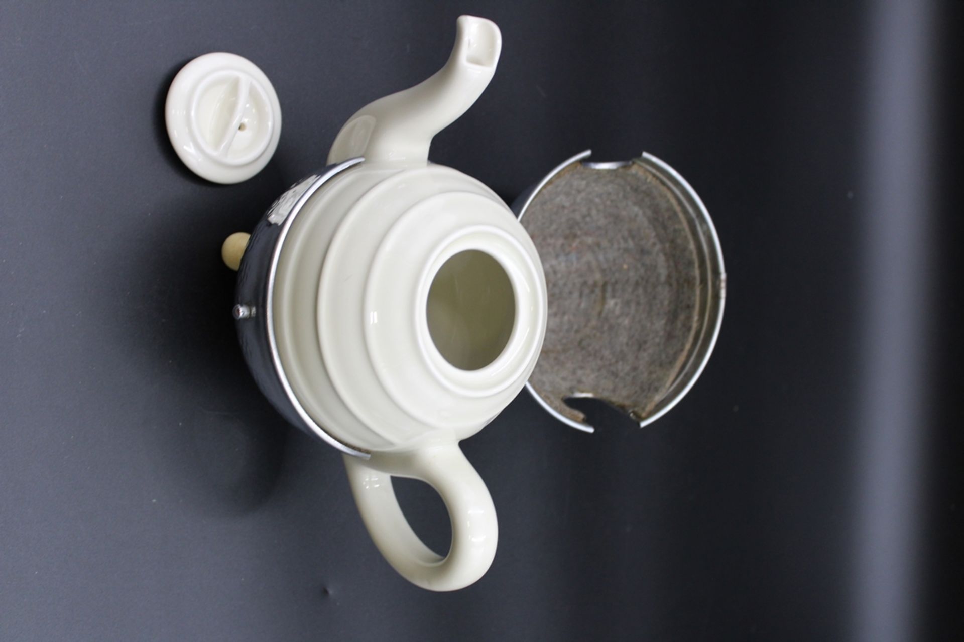 Teekanne mit Isoliermantel, Bauscher Weiden, H-14,5cm. - Bild 5 aus 5