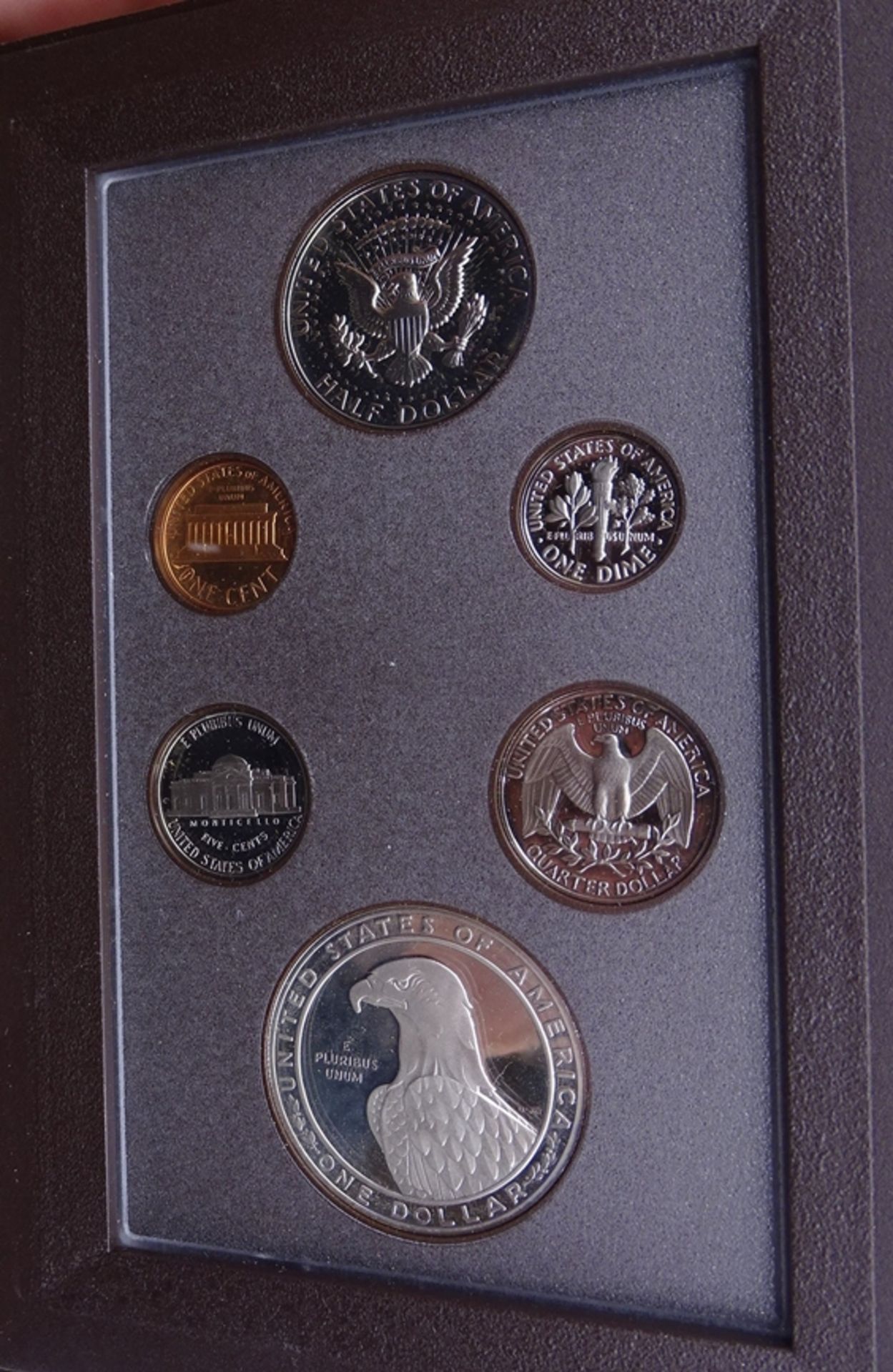 Olympic Prestige Set, USA 1983, Silber Dollar, PP - Bild 6 aus 6