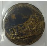 Repro Revers Medaille Louis XIV "Splendor Rei Navalis" nach einem Entwurf von F. Mauger um 1700, Ku