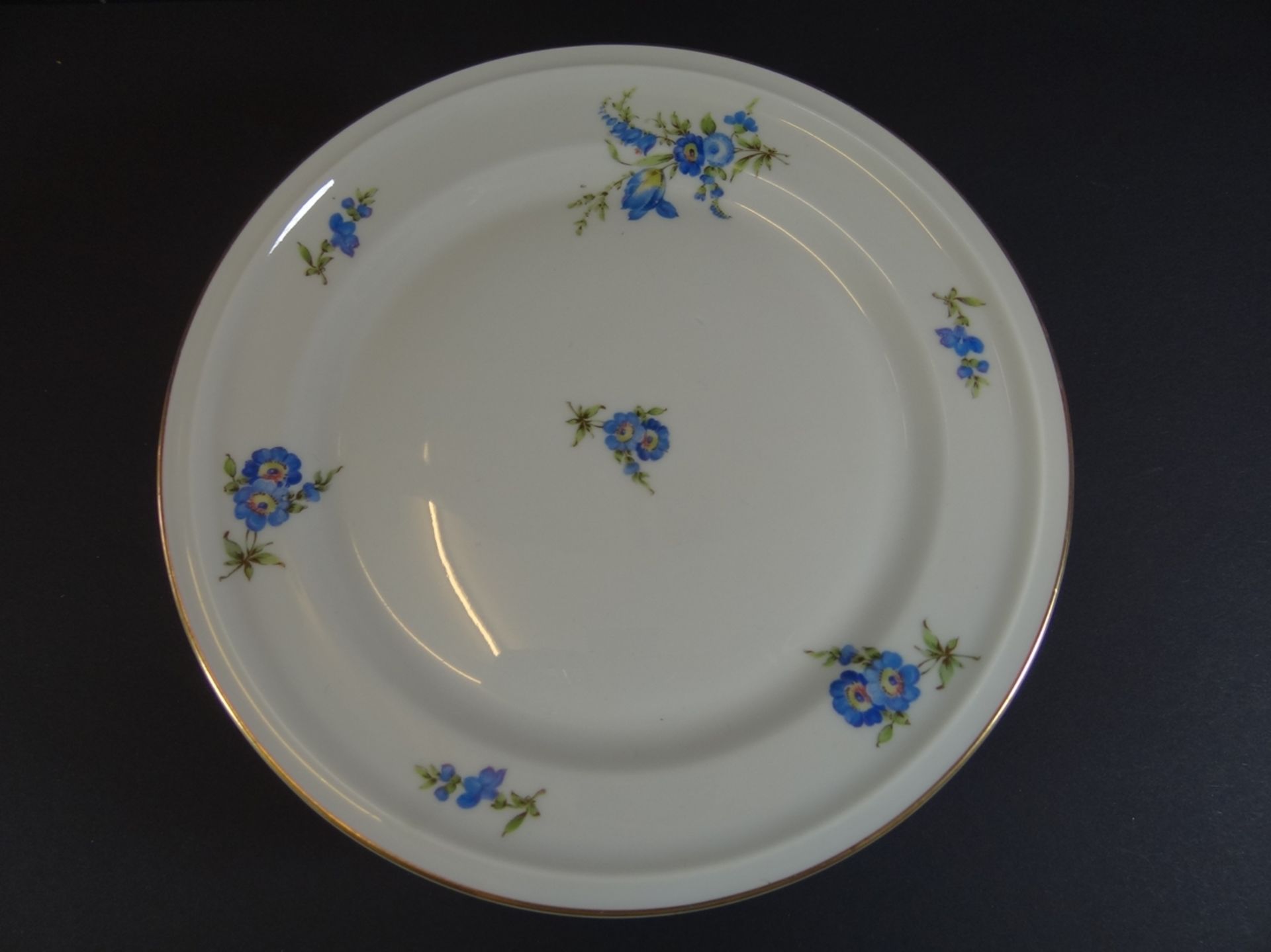 Kaffeeservice "Rosenthal" blaue Blümchen, Kanne H-22 cm, 34 Teile - Bild 7 aus 10