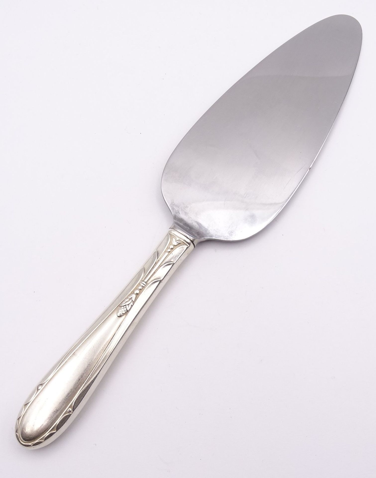 Kuchenheber mit Sterling Silber Griff, L. 25cm