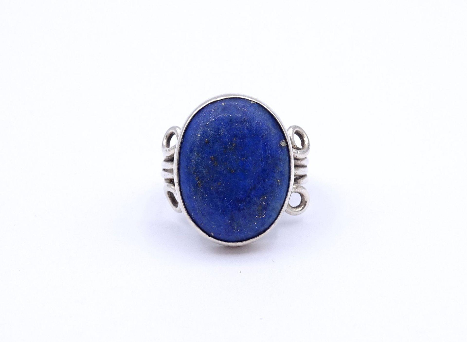 Lapislazuli Silber Ring, 7,1g., RG 53