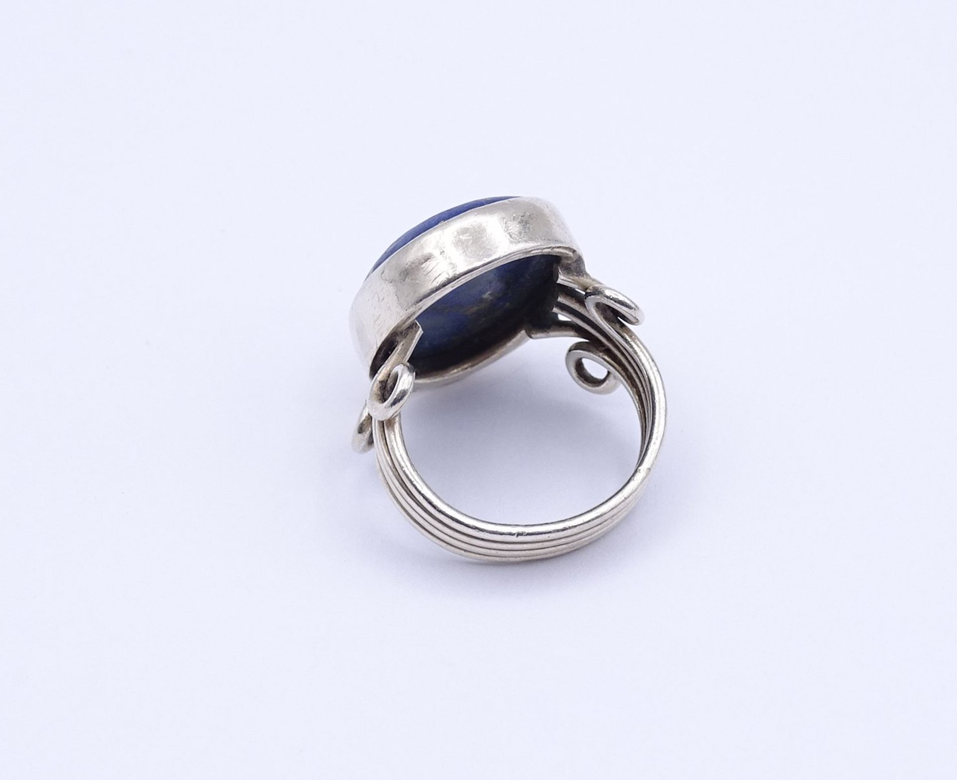 Lapislazuli Silber Ring, 7,1g., RG 53 - Bild 4 aus 4