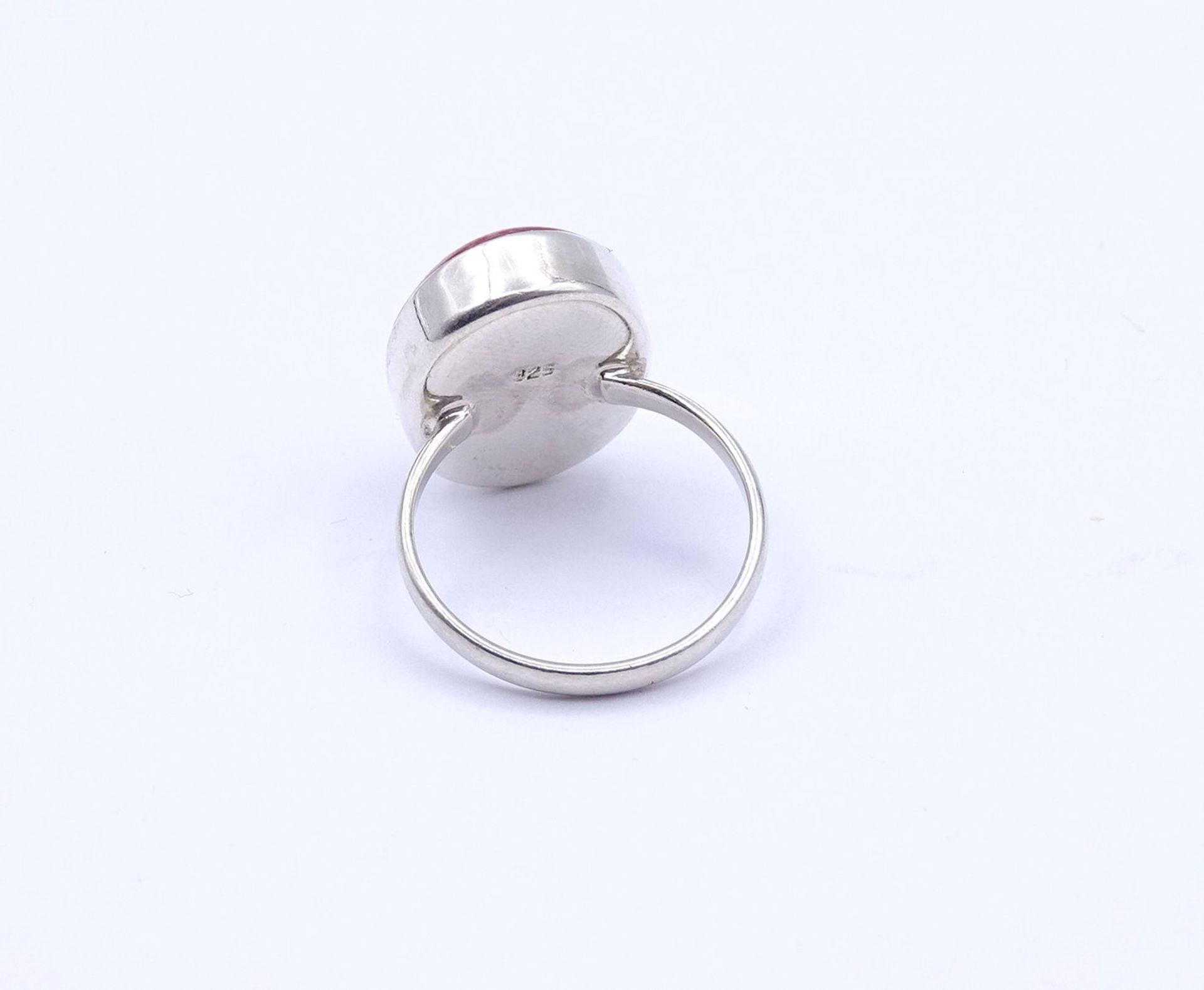 Schaumkorallen Ring, Sterling Silber 0.925, 4,5g., RG 56 - Bild 4 aus 4