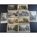 10x alte Postkarten "Otterndorf", gelaufen, alle mit kl. Streifen Tesa-Film am oberen Rand