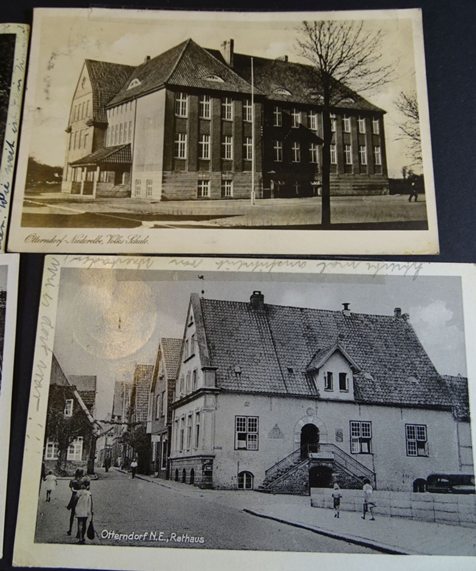 10x alte Postkarten "Otterndorf", gelaufen, alle mit kl. Streifen Tesa-Film am oberen Rand - Bild 3 aus 7