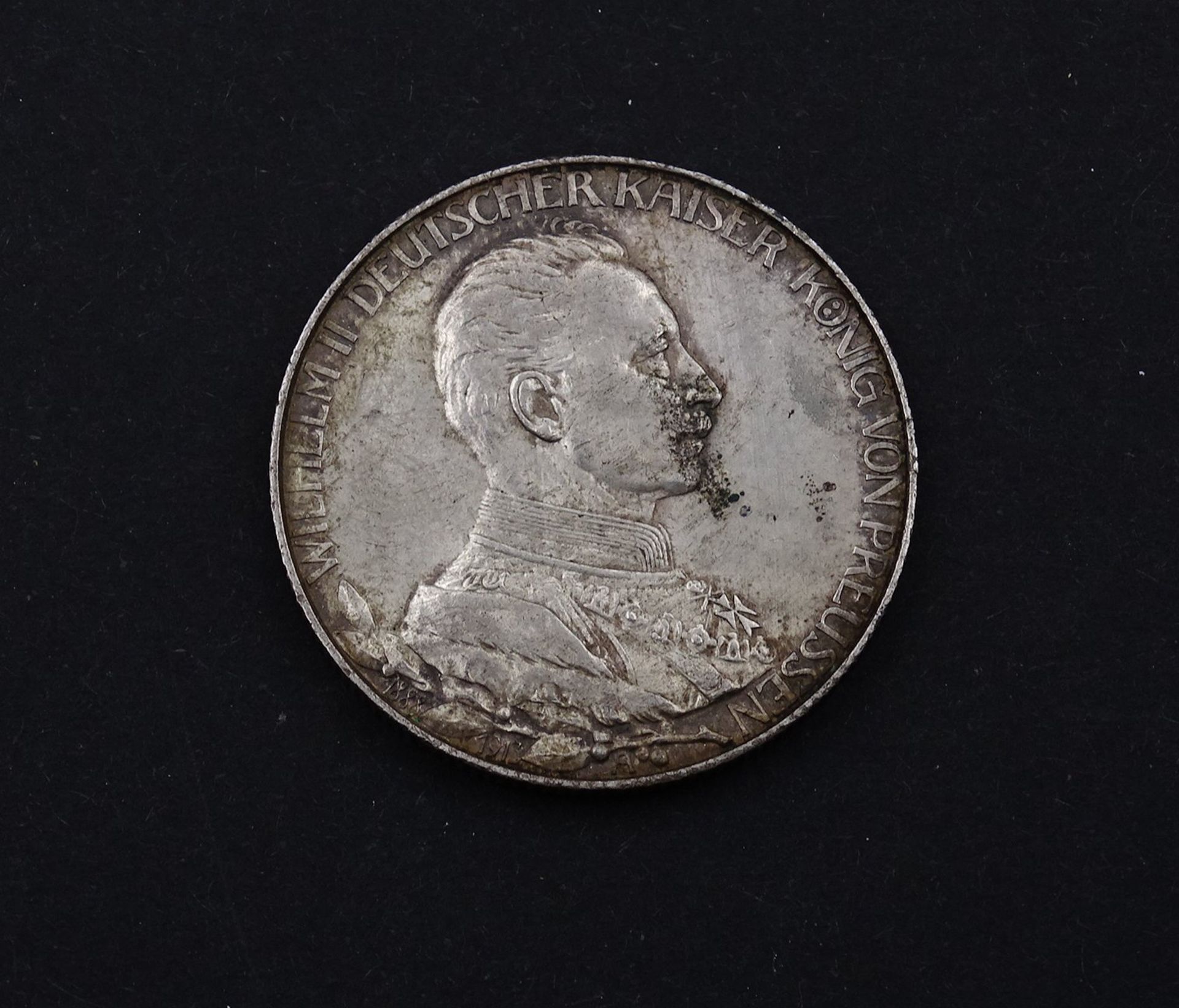 Zwei Mark 1913 Wilhelm II Deutscher Kaiser König von Preussen, 11,08g.,D. 27,9mm