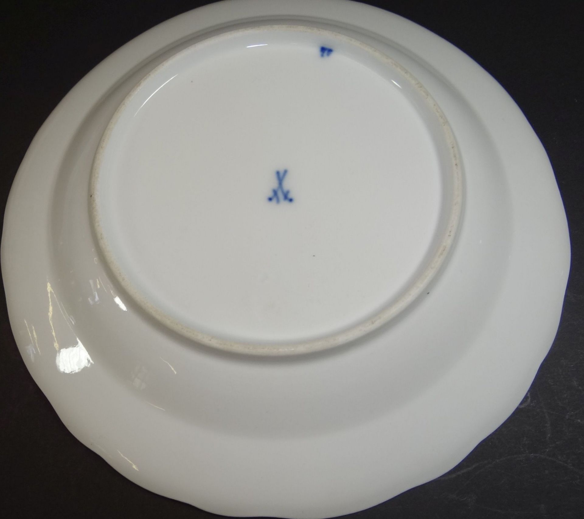 Zwiebelmuster Teller "Meissen", 2.Wahl, Knaufschwerter, D-22 cm - Bild 2 aus 3