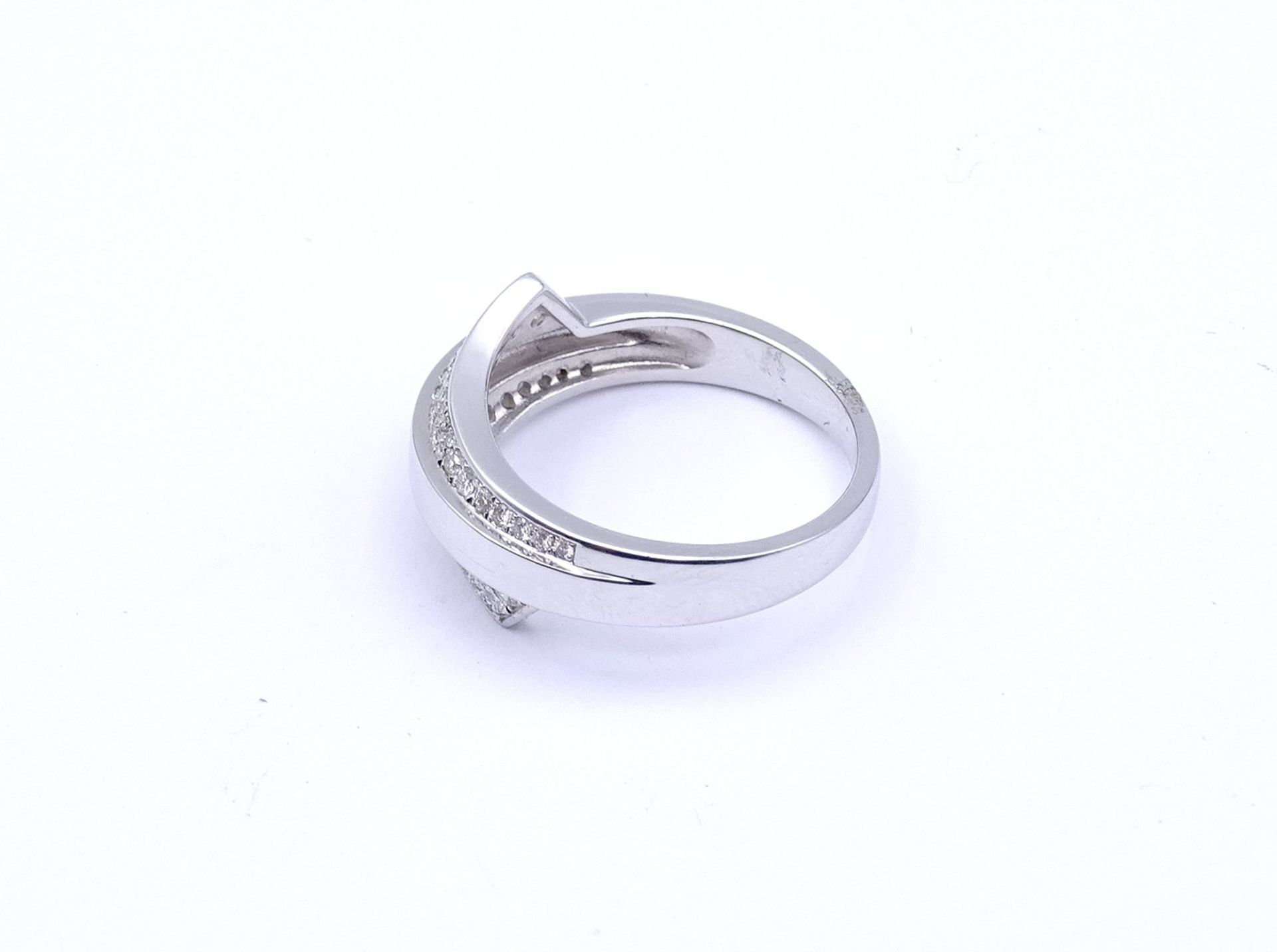 Bandring, WG 0.585 mit 54 Diamanten, 4,8g., RG 56 - Bild 5 aus 6