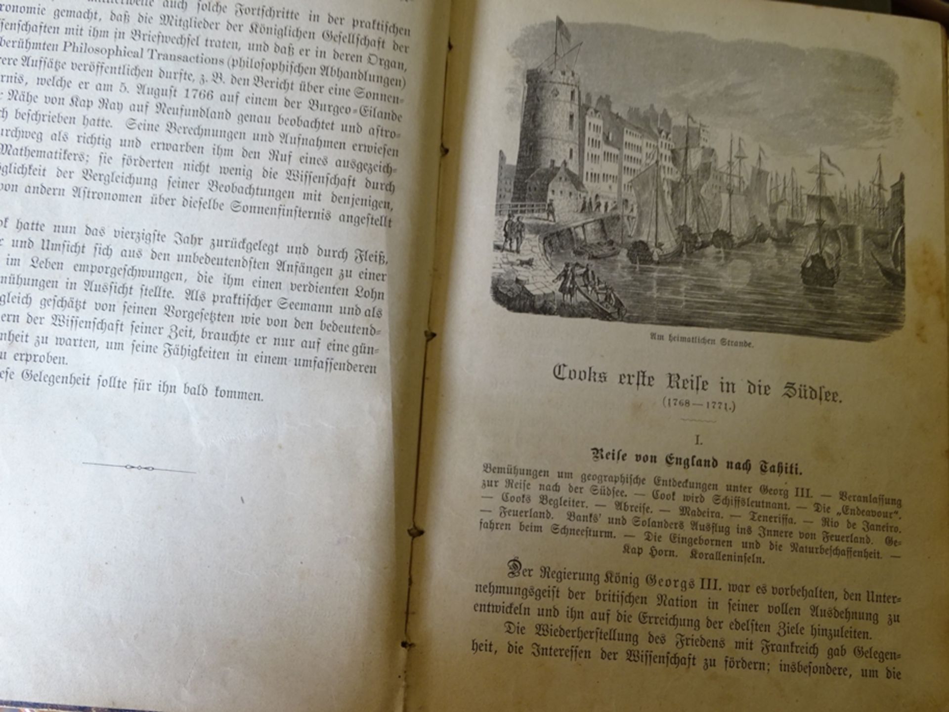 4 Bände Reiseliteratur, erschienen zwischen 1890-1901, Einbände mit Altersspuren, 1x Seite zur Hälf - Image 5 of 7