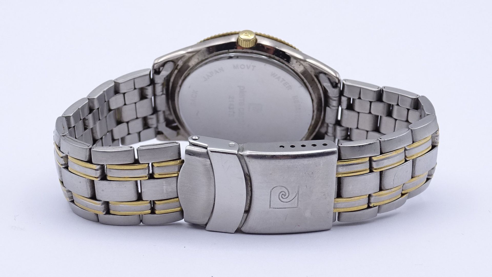 Herren Armbanduhr Pierre Cardin, Quartzwerk, D.37mm, Funktion nicht geprüft - Bild 4 aus 4