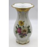 hohe Vase, Rosenthal, Form Moliere, Dekor Alt Brabant Gold, H-35cm.