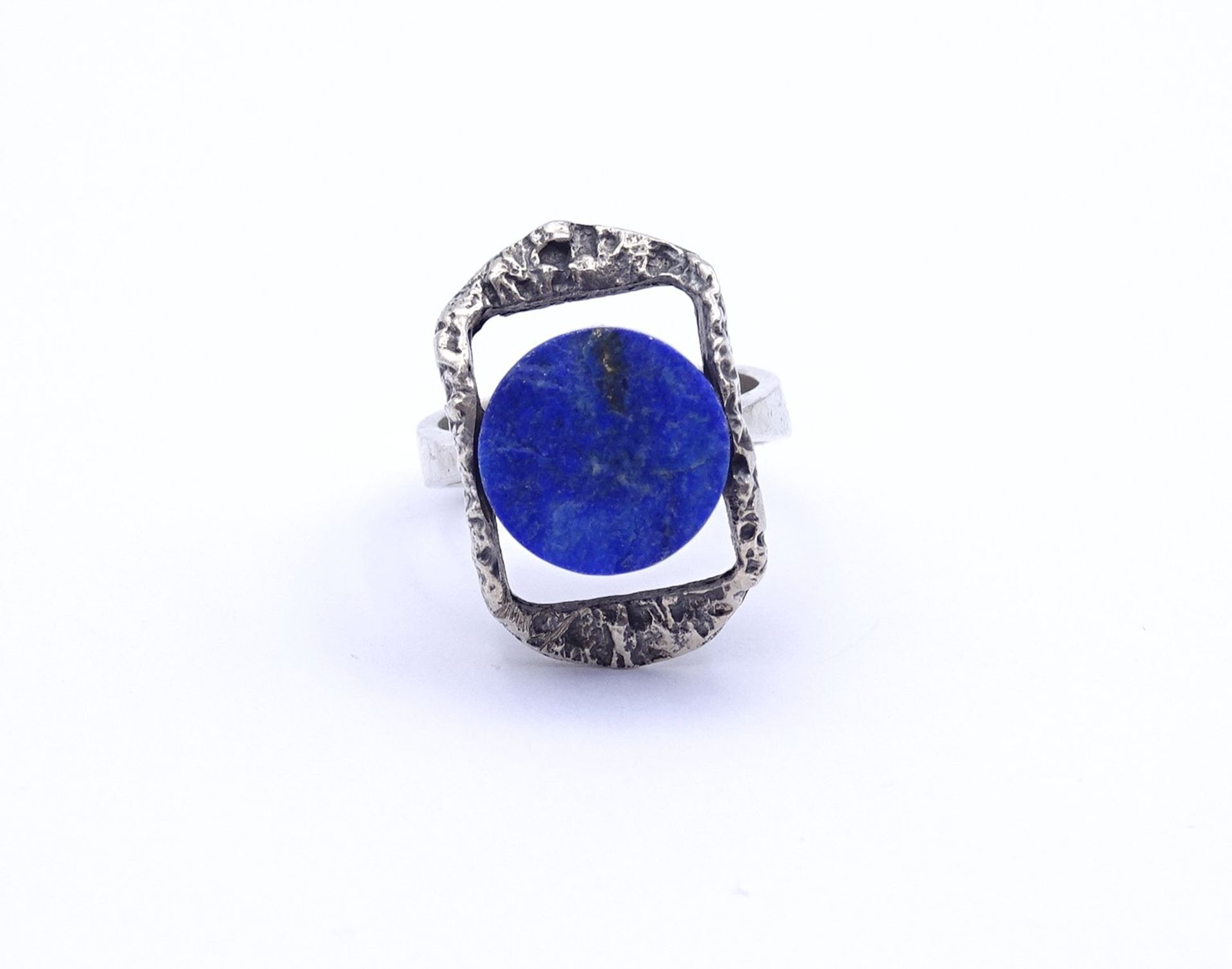 Lapislazuli Silber Ring 0.835, 8,6g., RG 52