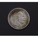 Zwei Mark 1877 Wilhelm Deutscher Kaiser König von Preussen A, 10,81g.,D. 28,0mm