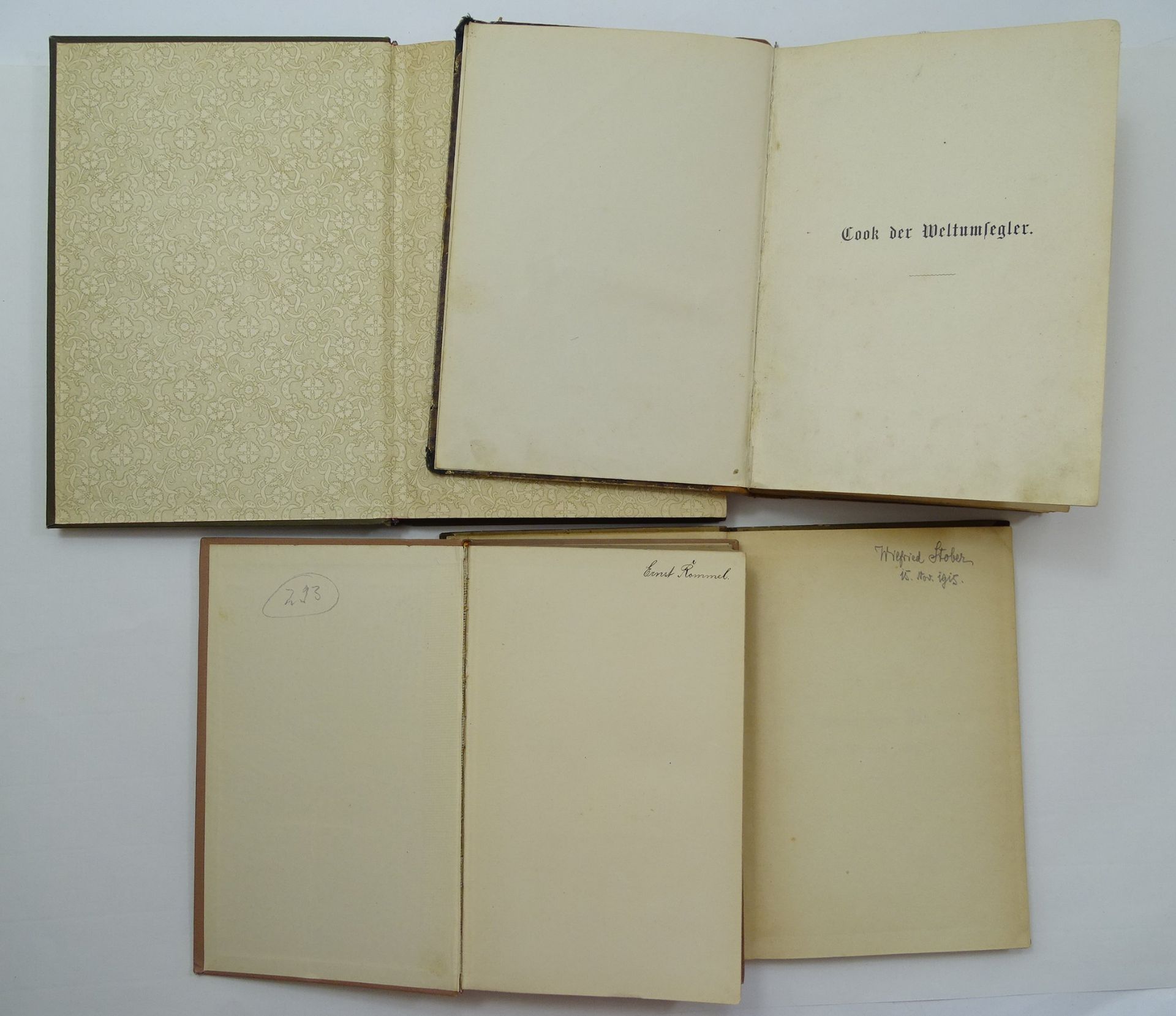 4 Bände Reiseliteratur, erschienen zwischen 1890-1901, Einbände mit Altersspuren, 1x Seite zur Hälf - Image 2 of 7