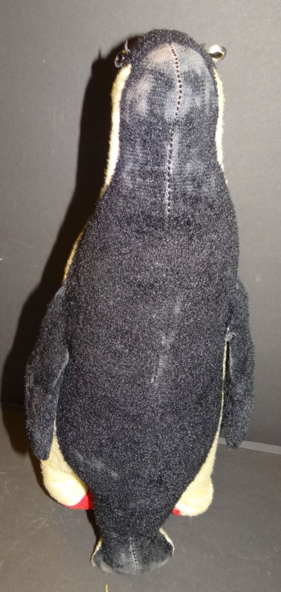 gr. alter Pinguin, hart gestopft, wohl Hermann, bespielt, ca. 40 cm - Bild 3 aus 4
