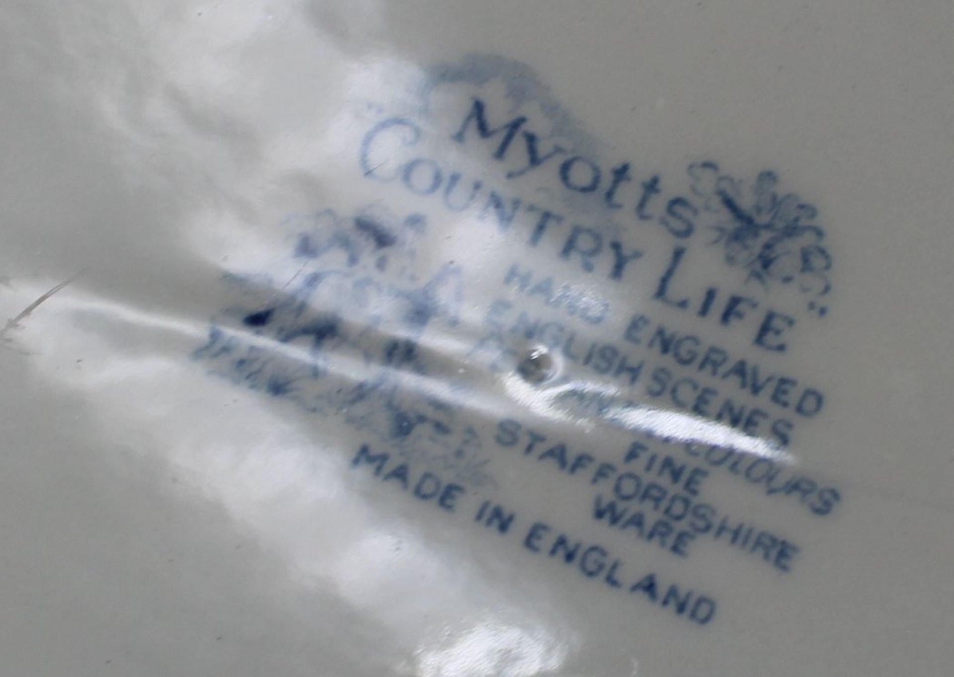 5x ovale Platten, Myott's Country Life, 29 x 22,56cm. - Image 2 of 2