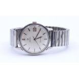 Herren Armbanduhr Omega Seamaster, cal. 565, Ref. 166002, Automatikwerk,Werk läuft, D. 34,5mm