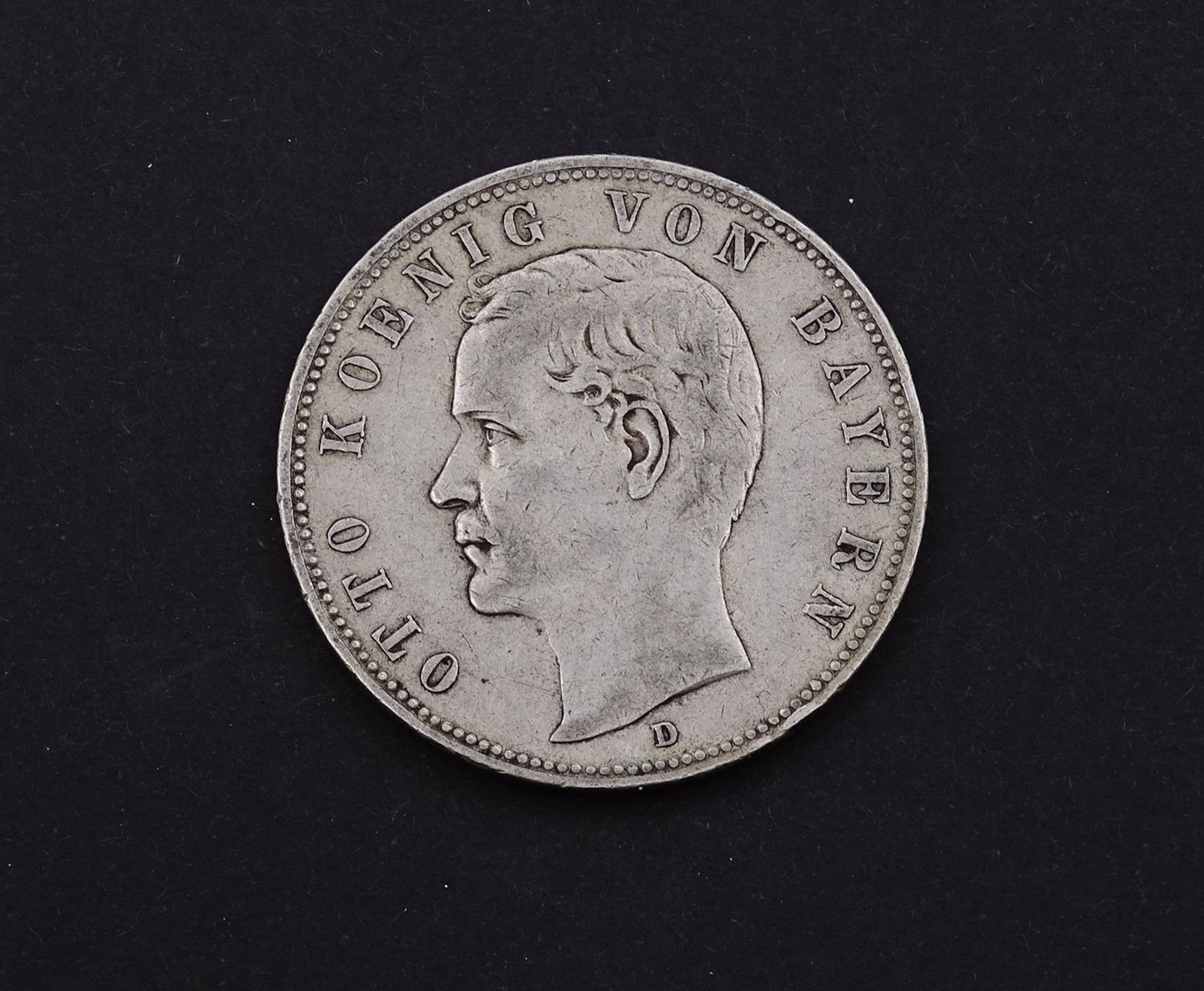 Fünf Mark 1904 Otto König von Bayern D, 27,72g., D. 38,0mm