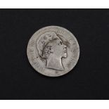 Zwei Mark 1876 Ludwig II König von Bayern D, 10,78g., D. 28,1mm