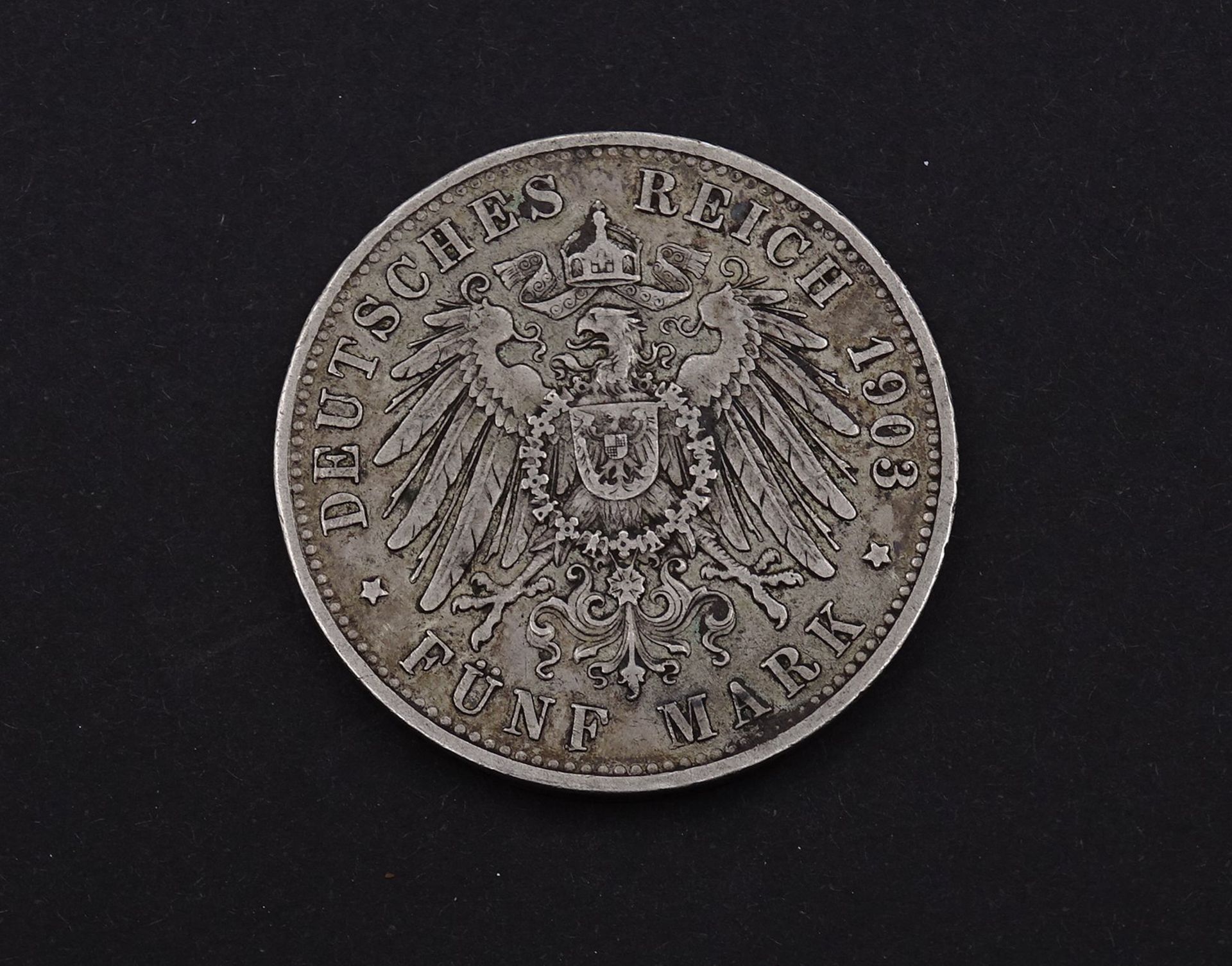 Fünf Mark 1903 Otto König von Bayern D, 27,55g., D. 38,0mm - Bild 2 aus 2