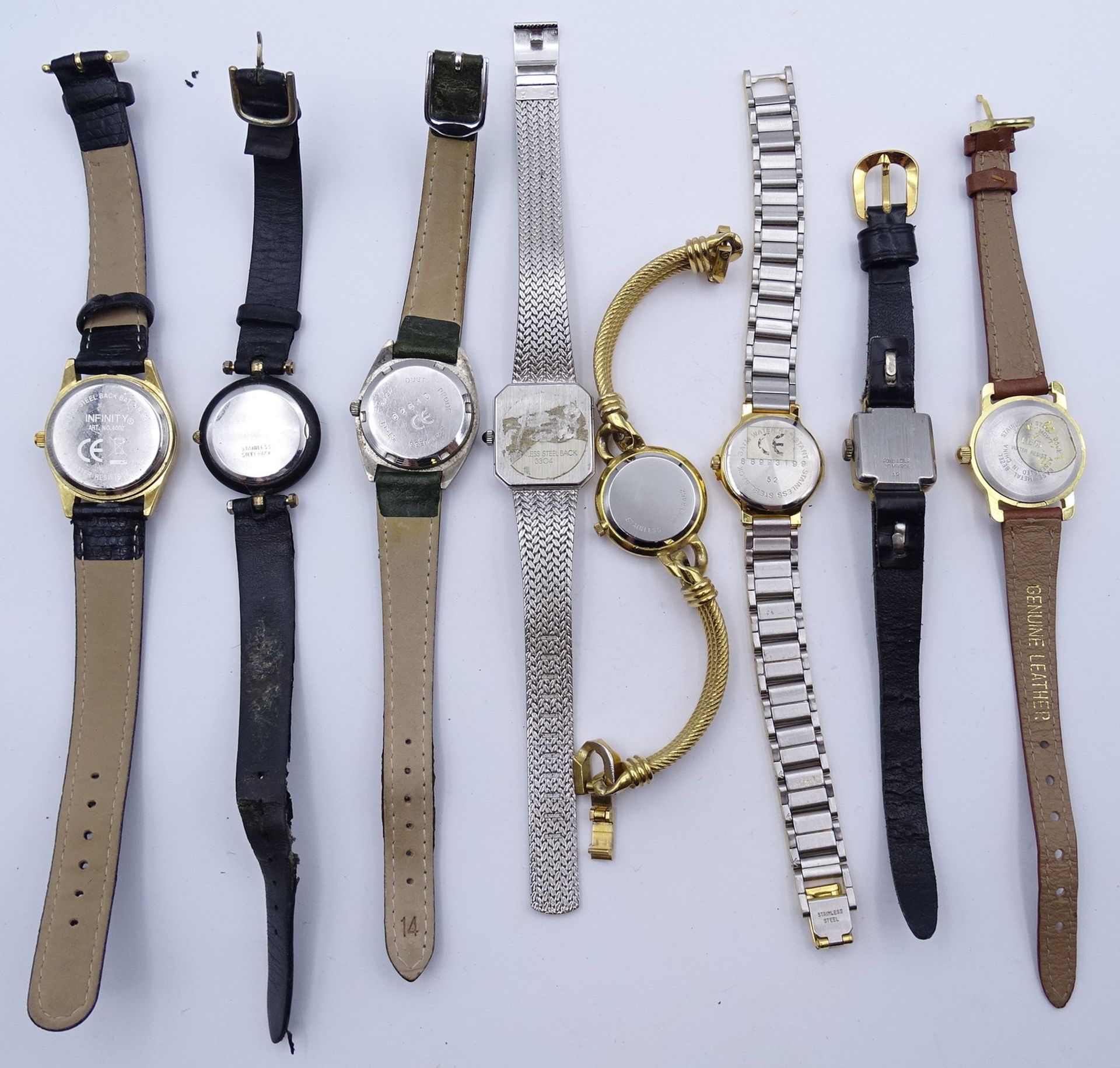 Konvolut Damen Armbanduhren, Quartzwerke, Funktionen nicht überprüft,Alters- und Gebrauchsspuren - Bild 5 aus 7