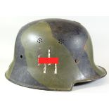 2.WK Stahlhelm innen gestempelt, DRP Thale K?, seitlich SS Abzeichen (nicht vorschriftmäßig) mögl.H