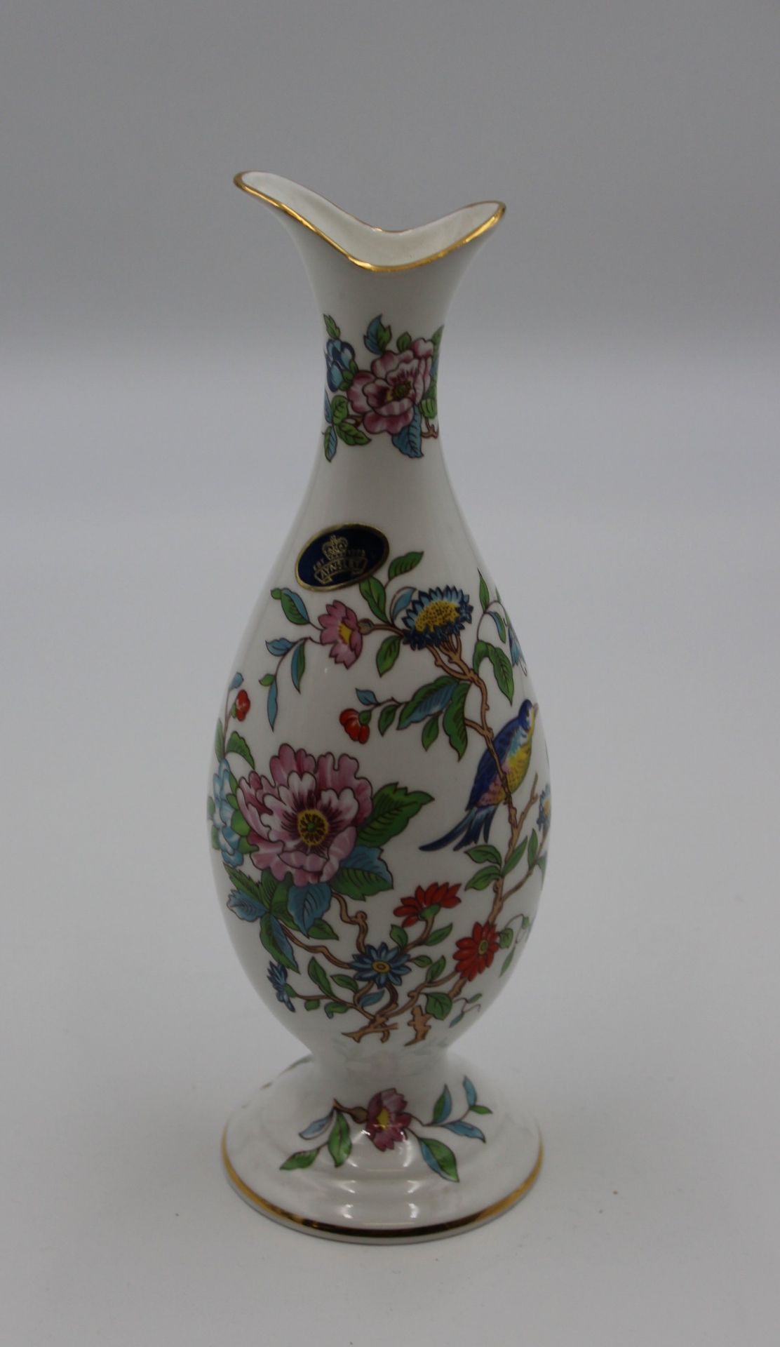 Vase, Ansley, florales Dekor, H-23cm.