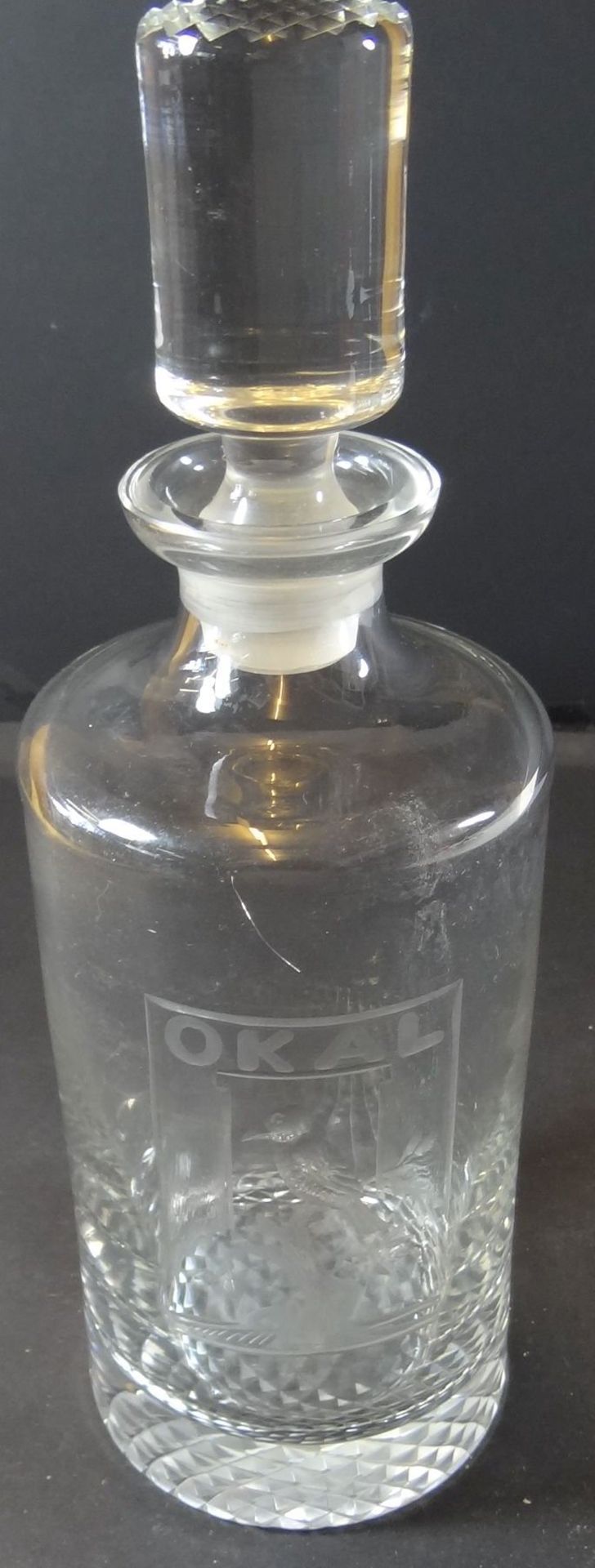 Kristall Whiskykaraffe "Okal", H-28 cm