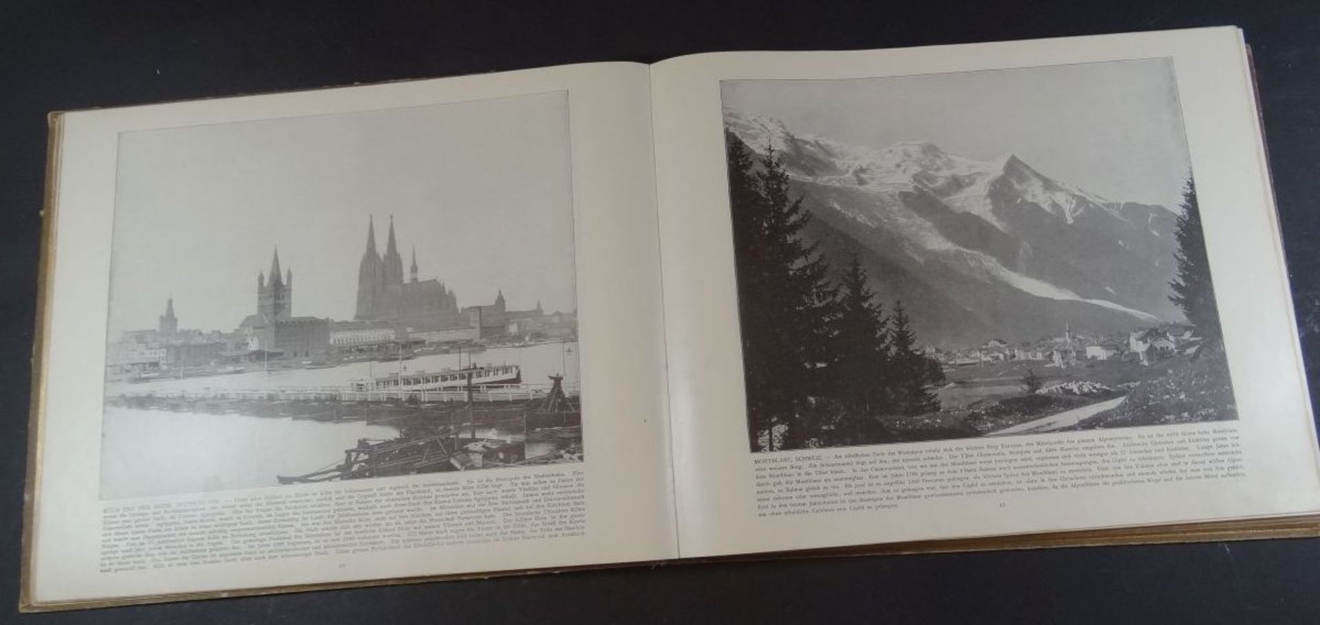 Bildband "Im Flug durch die Welt",um 1890, mit ca. 250 photograph. Ansichten aus aller Welt, 27x34 - Image 2 of 4