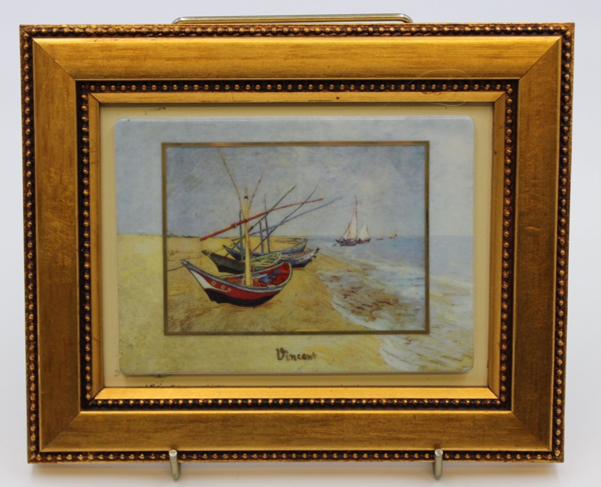 Bildplatte, Goebel, Artis-Orbis, Goebel, Vincent, gerahmt, RG 17,5 x 22cm. - Image 2 of 3