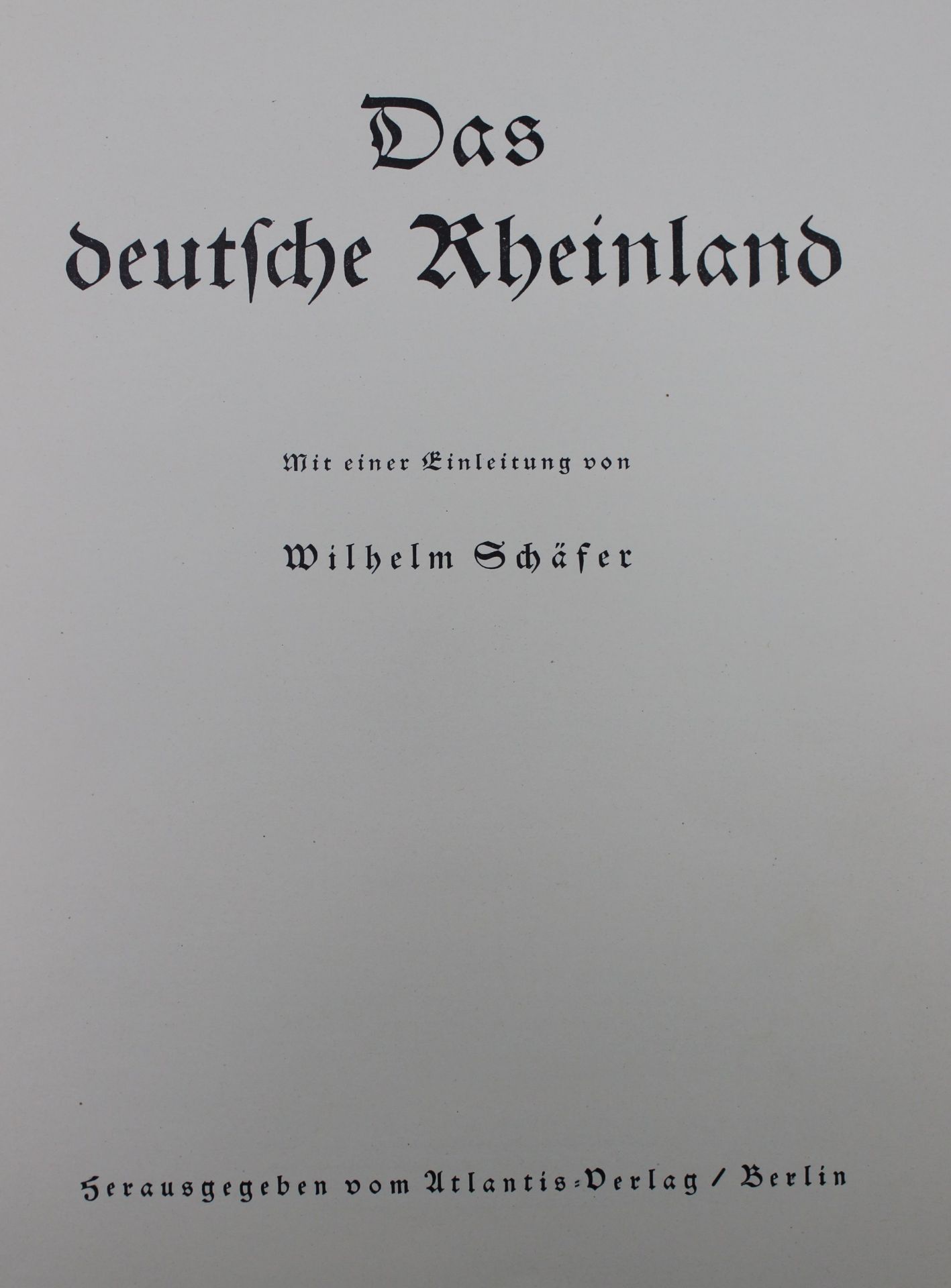 Hans F.Helmot, Das Ehrenbuch des Deutschen Volkes 1923 und Wilhelm Schäfer, Das deutsche Rheinland - Image 2 of 5