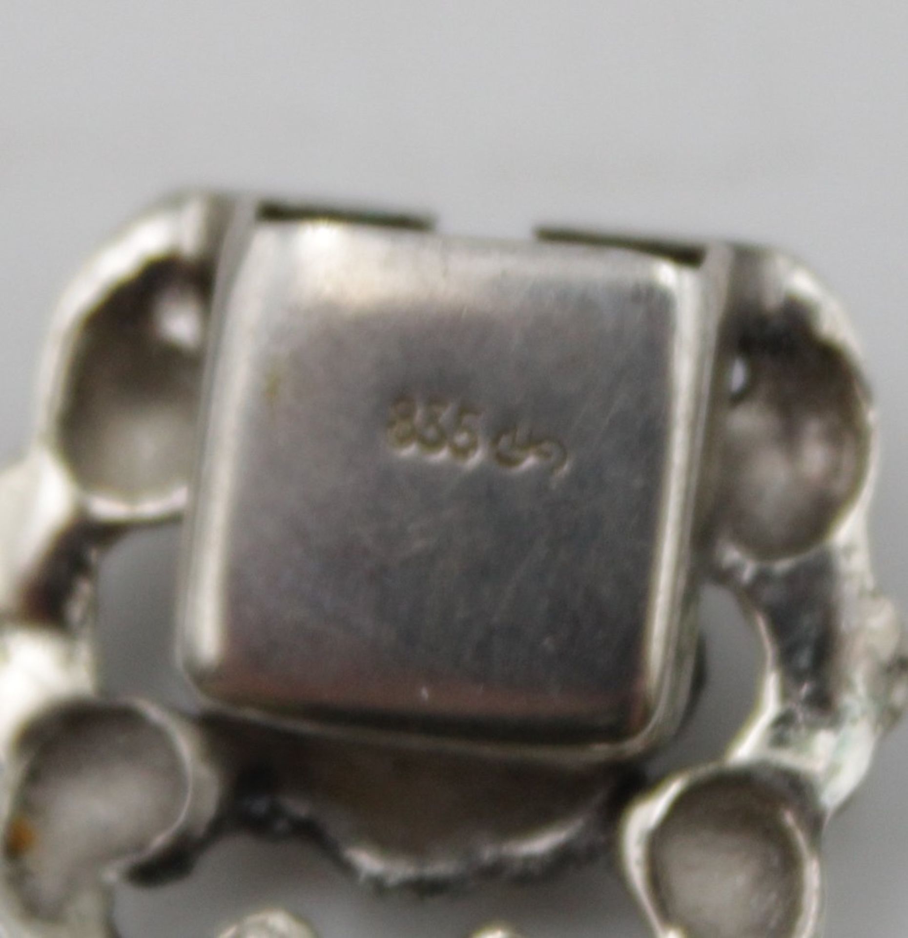 Damen-Armbanduhr, Kasper, 835er Silber, Kronenaufzug, Werk läuft, zus. 31gr. - Bild 6 aus 6