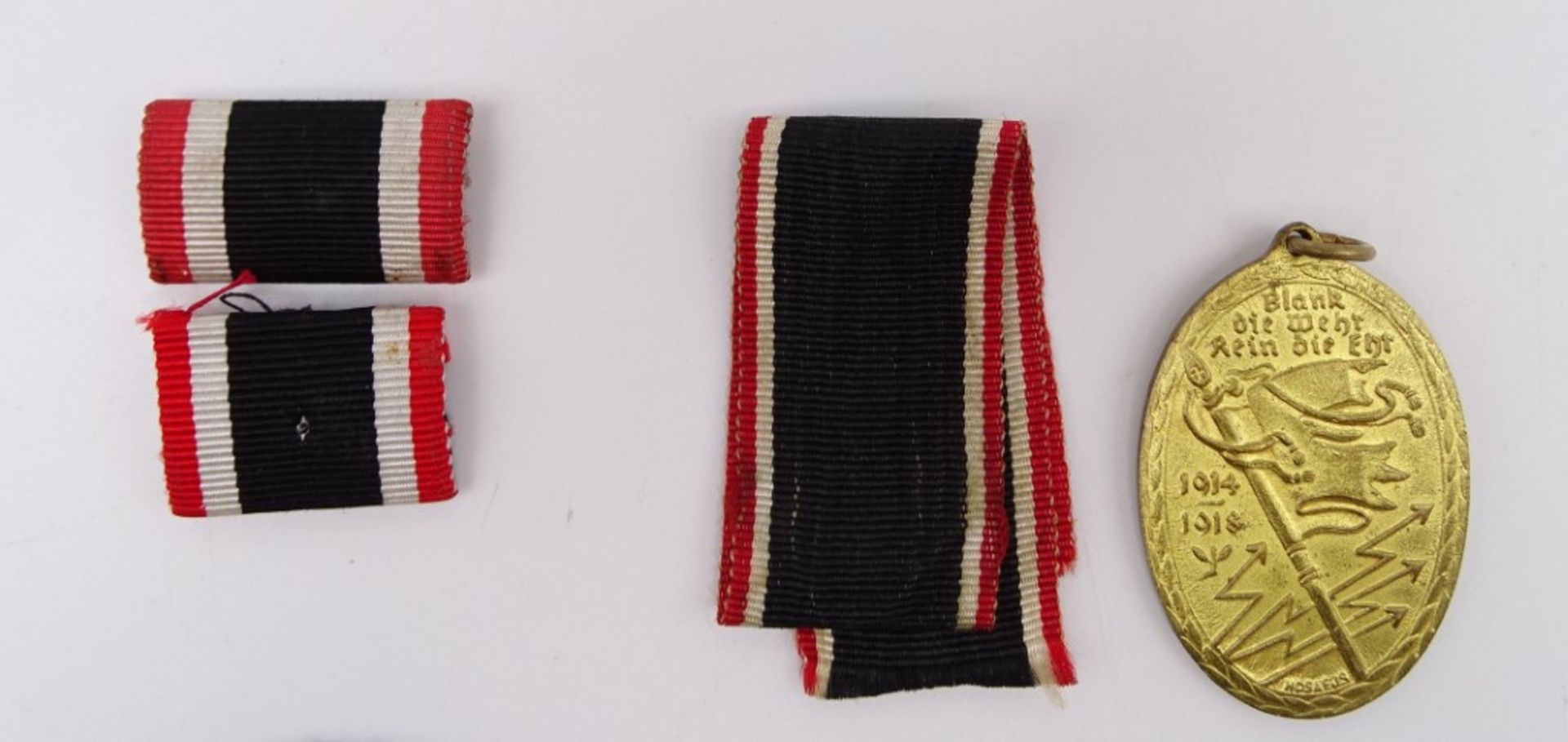 5 Abzeichen/Medaillen, Kyffhäuserbund, 2 Feldspangen, Kriegsverdienstkreuz, Schützenabzeichen? - Bild 3 aus 4