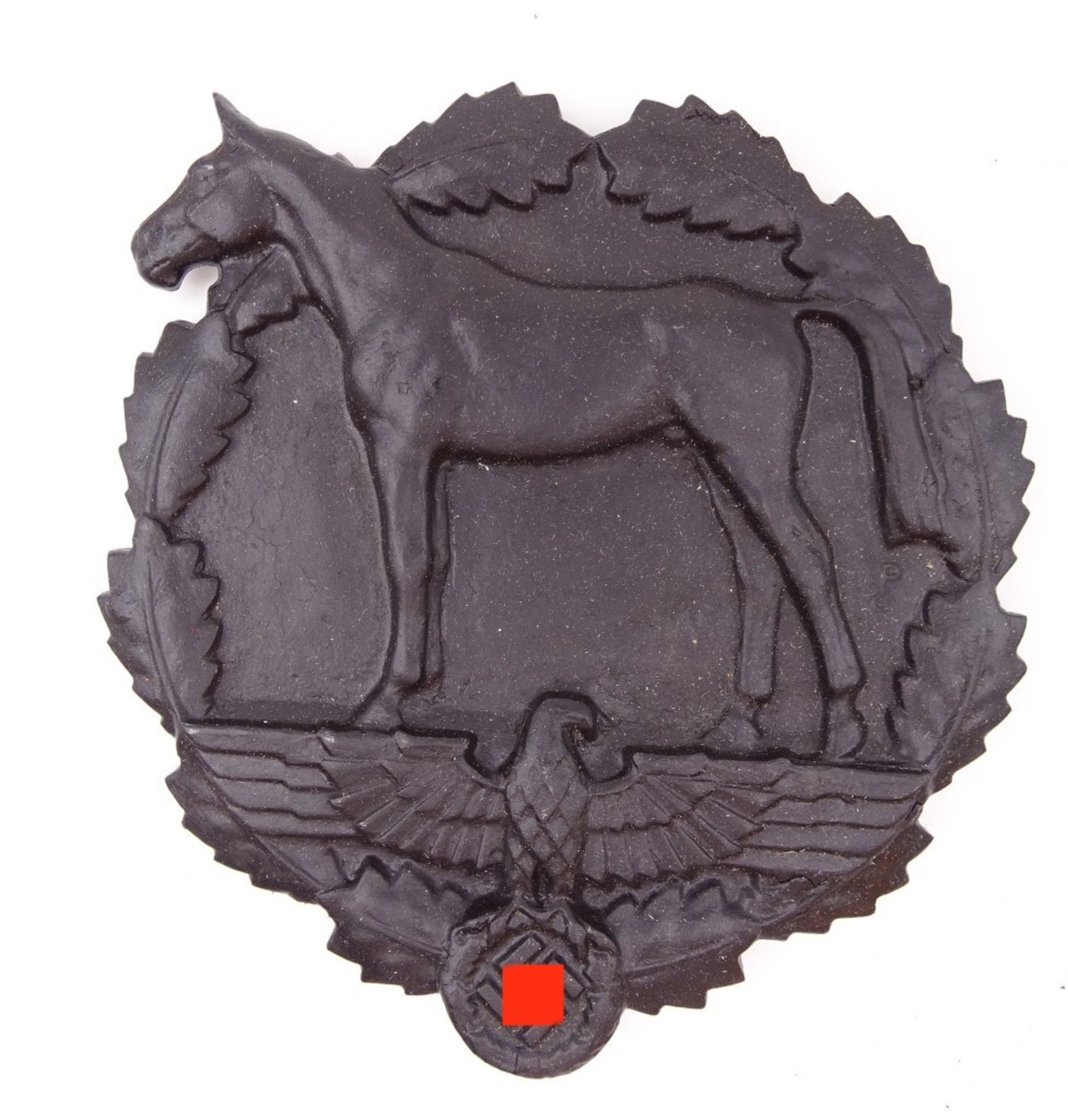 SA-Plakette "Für Verdienste um die wehrhafte Ertüchtigung der Deutschen Reiterjugend, Eisen geschwä