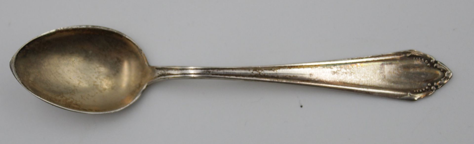 6x Mokkalöffel, 800er Silber, 20er Jahre, ca. 51gr, L-10,3cm - Bild 2 aus 5