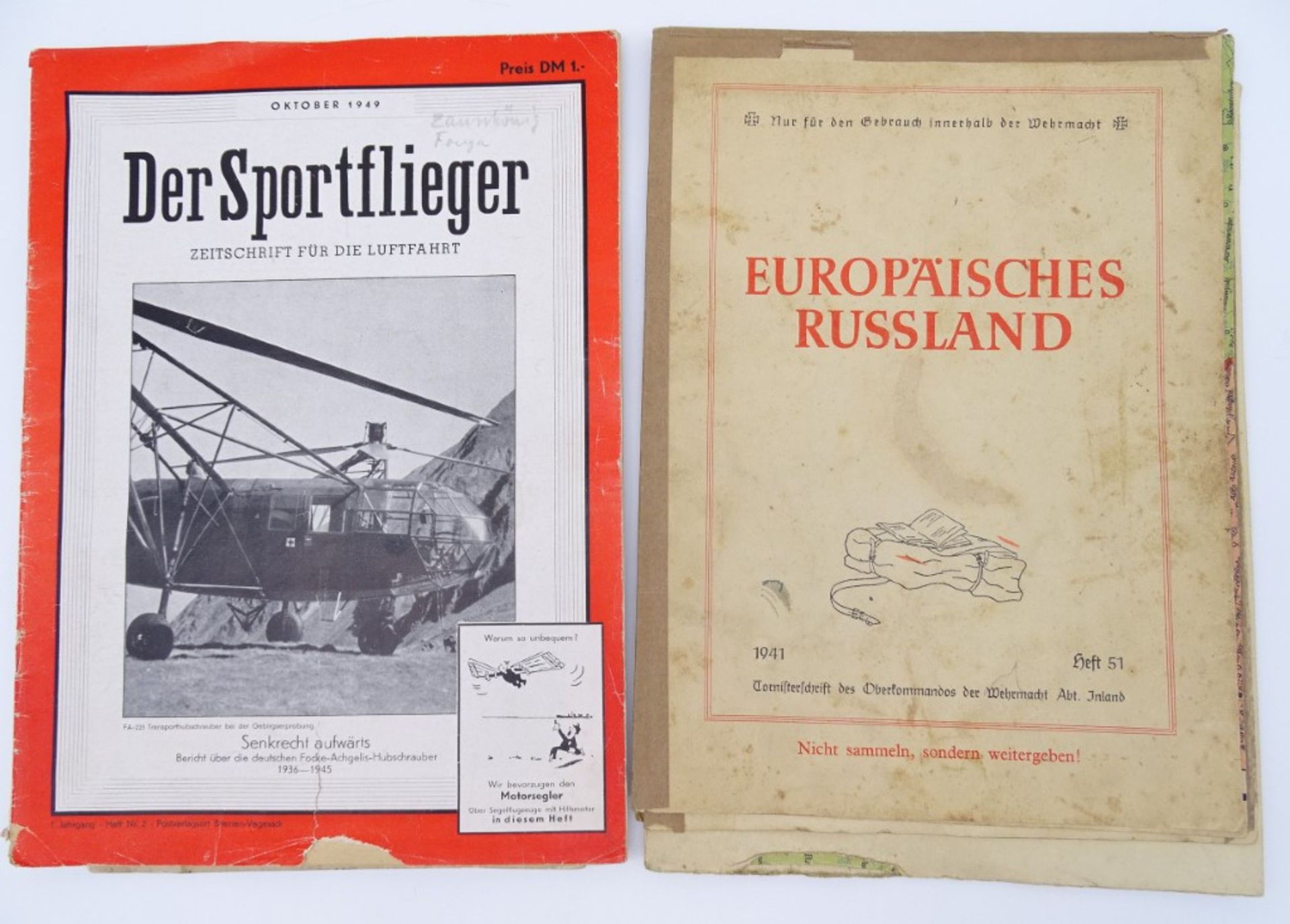 5 Bücher/ Hefte, 1. und 2. WK, "Jung-Deutschland-Bund", 1913, "Bayern im Kriege", 1914, "Der Sportf - Bild 11 aus 11